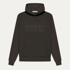 Fear of God Essentials Off Black Hoodie (XS-XL)